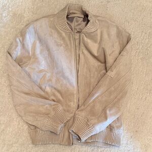 Blank NYC Light Tan Suede Jacket